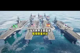 各国航母对比#武器 #航母视频封面