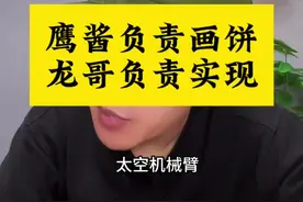 鹰酱负责画饼，龙哥负责实现！ #地球村 #搞笑段子 #兔哥演绎视频封面