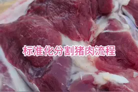 标准化分割猪肉流程 就是要把你教会#标准化 #流程 #猪肉 #美食分享 #学习
