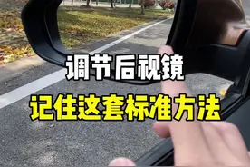 调节后视镜，记住这套标准方法。#带你懂车 #新手上路 #驾驶技巧 #每天一个用车知识 #汽车知识 @抖音汽车