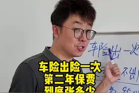 车险出一次，保费到底涨多少 #检车 #dou是好车 #交通安全视频封面