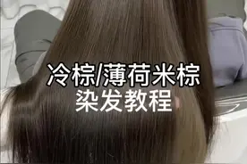 冷棕发色有手就会染的思维教程#格林色彩 #染发教程 #冷棕色 @邹文博格林几何~裁剪课程