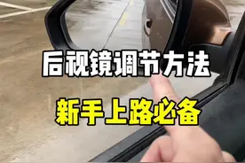 后视镜的标准调节方法，新手上路必备。#驾驶技巧 #新手上路 #带你懂车 #每天一个用车知识 #汽车知识 @抖音汽车视频封面
