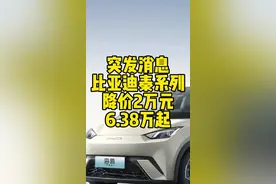 比亚迪秦智驾版降价两万，三个月滴滴白跑了！#新能源汽车 #比亚迪降价 #比亚迪