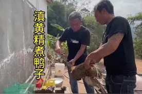 滇黄精煮鸭子！ 老二要出去打工去了，他带了一只老鸭子，今天就用来煮滇黄精，多少人知道这菜的含金量！#云南特色美食 #创作者中心 #创作灵感 #农村美食