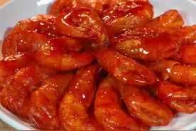 糖醋靠大虾的做法、皮酥肉嫩嘎嘎好吃#家常菜#美食#年夜饭#油焖大虾