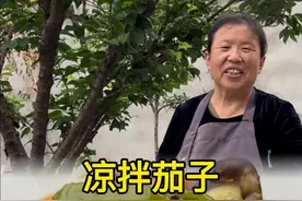 天热没胃口，试试蒸点茄子凉拌了吃，清爽开胃还不油腻，配上锅巴馍绝了#凉拌茄子 #夏日下饭菜get #乡村人的美食日记 #分享下我的乡村生活 #这一口才是烟火的味道