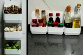 不要的洗洁精空瓶中间割下来就是简单实用的收纳盒  #瓶子diy #洗洁精瓶子改造 #手工制作#空瓶子的妙用视频封面