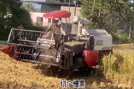科技给人类带来便利，现在的收割机太方便了！ #记录生活视频封面