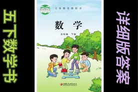 五下数学书（仅供个人参考）#小学教辅书推荐 #小学数学书视频封面