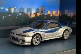 风火轮汽车文化 日产SKYLINE GTR R33 #小比例车模 #汽车模型视频封面