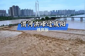 原来水不淹咸阳的传说是真的！#陕西17条河流出现洪峰