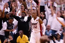 【历史经典】7年前的今天 雷·阿伦总决赛G6逆天三分拯救热火！视频封面