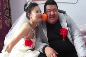 河北21岁美女出嫁，新郎300斤未免太胖了，你觉得般配吗？视频封面