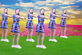 一首DJ广场舞《姑娘想嫁人》，美女舞姿优美，青春又靓丽