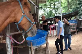 几年没有见的好朋友，都改变挺大的，秀了一下单枪骑马射箭