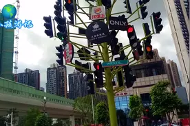 探访深圳网红“红绿灯”，一根杆子挂20个红绿灯，连老司机都蒙圈