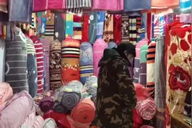 临沂最大的纺织品批发市场，各种布匹原材料，真全！