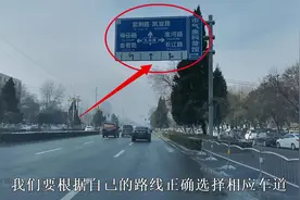 新手知识，学会观察道路指示标志牌，正确选择行驶车道