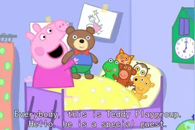 小猪佩奇英文版第三季：S315 Teddy Playgroup视频封面