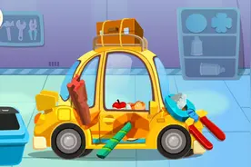 宝宝巴士亲子游戏——宝宝修车店，车迷看过来，轻松学习汽车知识视频封面