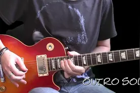 枪花《十一月的雨》slash尾奏SOLO慢速教学