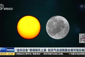 “金环日食”奇观！若天气合适，上海明天2点前后可观测到日偏食
