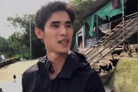 养了两个月的鸡，才几两重，小哥却自豪的说好