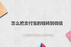支付宝里的钱怎么转到微信里视频封面