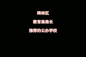碑林区教育局局长推荐的公办学校视频封面