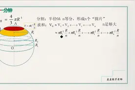 数学一分钟 球的体积公式推导证明视频封面