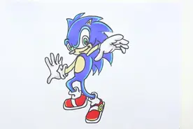 刺猬索尼克怎么画