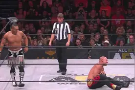 AEW摔角 CIMA背摔丹尼尔斯角柱高飞赢得胜利视频封面