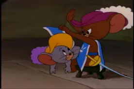 猫和老鼠:杰瑞为泰菲穿上剑客外衣,但却好不过三秒又开始调皮了！