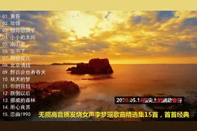 无损高音质发烧女声李梦瑶歌曲精选集15首，首首经典