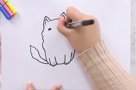 萨摩耶的画法步骤