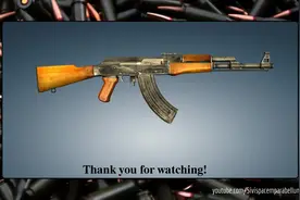 动画展示 AK47自动步枪 拆解过程！结构还真是复杂！