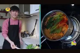 何炅自制牛奶麻辣烫，做法超简单，美味下饭，学会不用出去吃视频封面