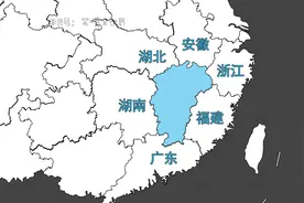 1分钟认识江西省地图和地理位置，辖11个地级市