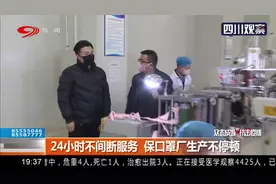 成都：专人专班 做好支撑！24小时不间断服务 保口罩厂生产不停顿视频封面