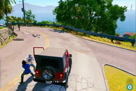 终于在路边等到一辆车过来，不会让它跑掉的