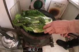 东北冻白菜怎么吃呢！带冰的白菜用水煮，这种吃法你见过吗？