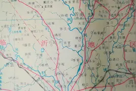 1990年的山东地图，临沂地区