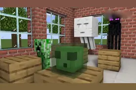 我的世界怪物学院 迷你挑战，僵尸猪人变成了烤猪排！