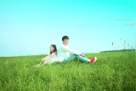 《爸爸的情话》，日落下夕阳伴着晚霞，我的内心变得无比强大