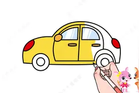 趣味简笔画，4步就能画出小汽车，超简单快为孩子收藏