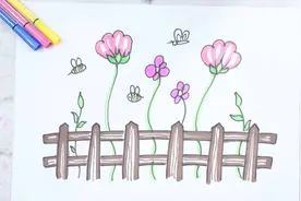 简单的花园怎么画视频封面