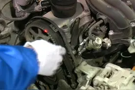 4S店专业技师教你：发动机如何对正时，调轮系（正时皮带）