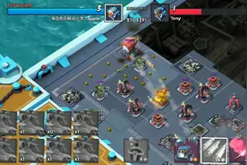 海岛奇兵：战斗母舰前期优先升级多管和火炮，然后就是比谁手速快