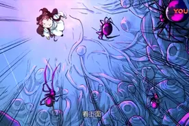 小胖丫小时候害怕蜘蛛，长大之后可以满手抓住蜘蛛